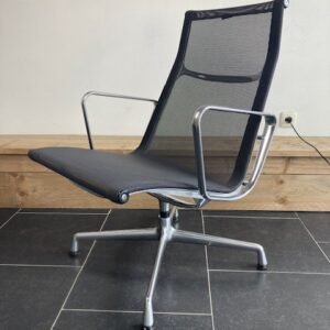Vitra Eames EA 116 fauteuil , aluminium, nieuw antraciet neteave