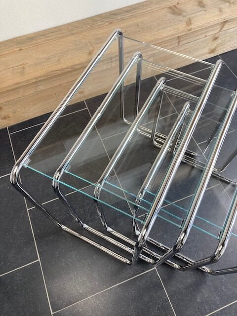 Set van 4 Thonet B9 bijzettafels - Afbeelding 4