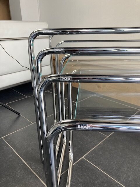 Set van 4 Thonet B9 bijzettafels - Afbeelding 2