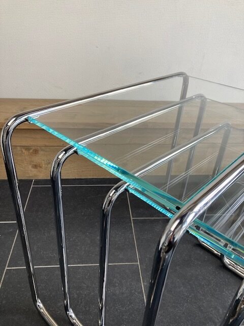 Set van 4 Thonet B9 bijzettafels - Afbeelding 3