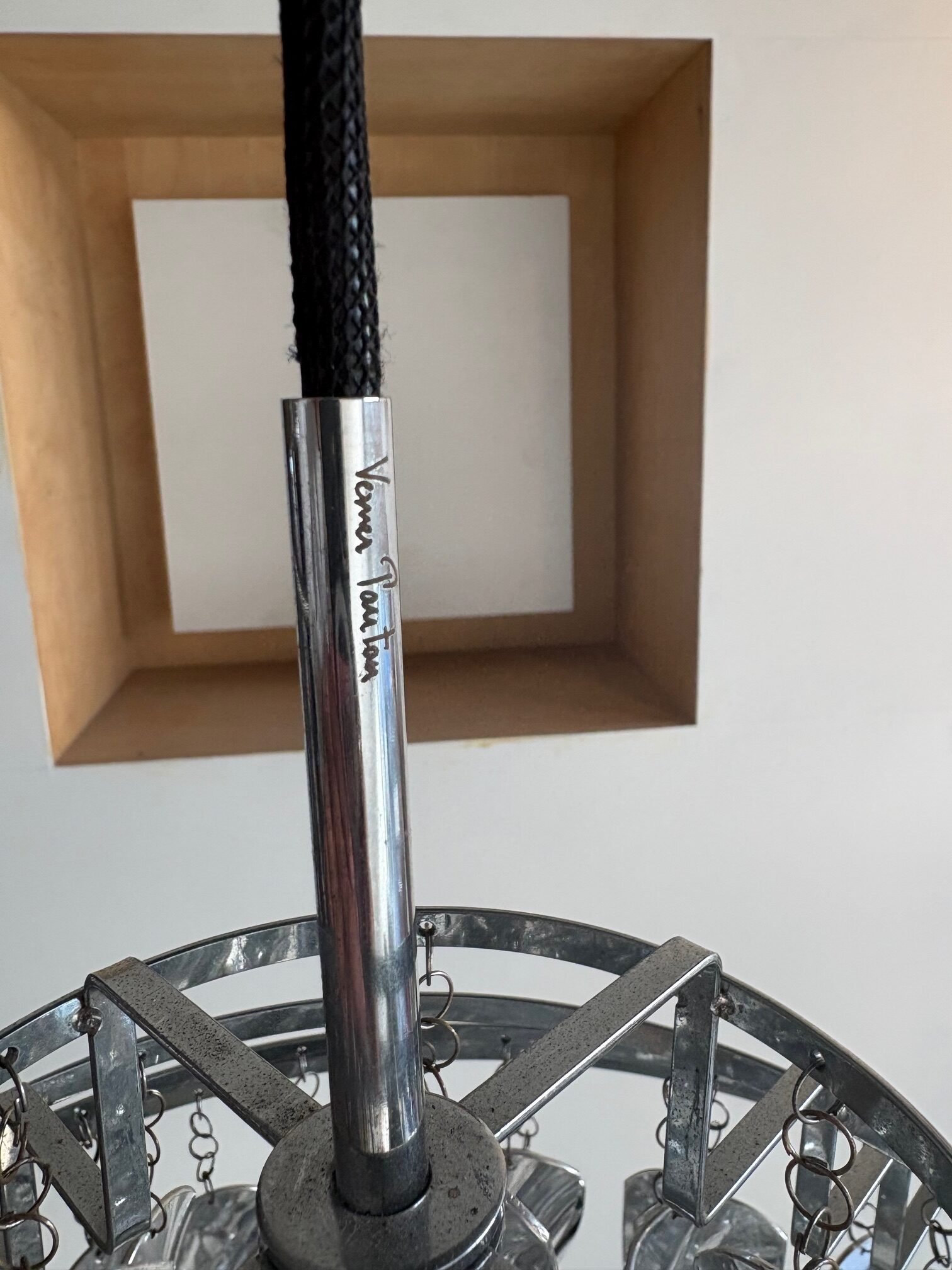 Verpan Spiral SP01 hanglamp , zilver diameter 45 cm - Afbeelding 4