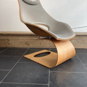 Carl Hansen & Son Dream Chair , eiken , grijs leer