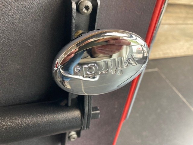 Vitra Eames ES 104 Lobby Chair, rood leder - Afbeelding 7